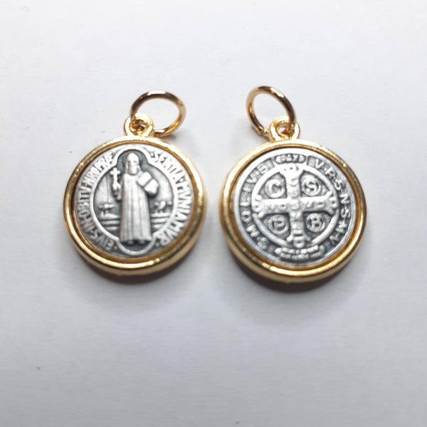 St Benedict Medal (with gold trim)