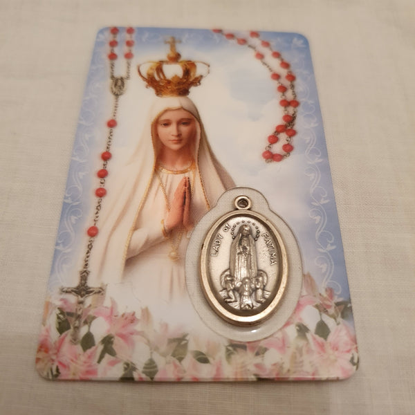 MEDAL - PRAYER CARDS