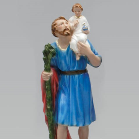 St Christopher with the Child Jesus Statue 30cm