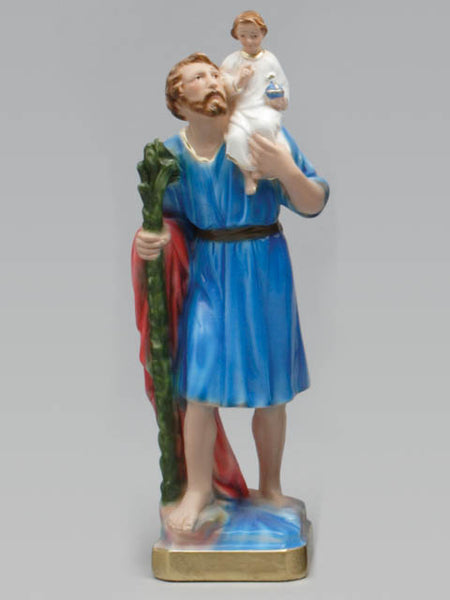 St Christopher with the Child Jesus Statue 30cm